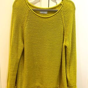 Gorgeous lime green/neon yellow cotton tunic sweater.Awesome top. Almost new